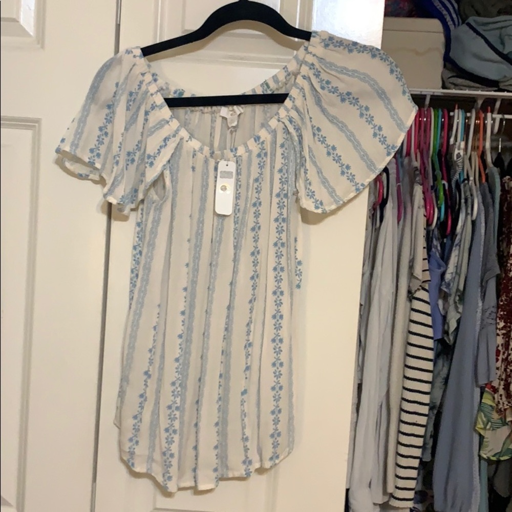 size S off the shoulder